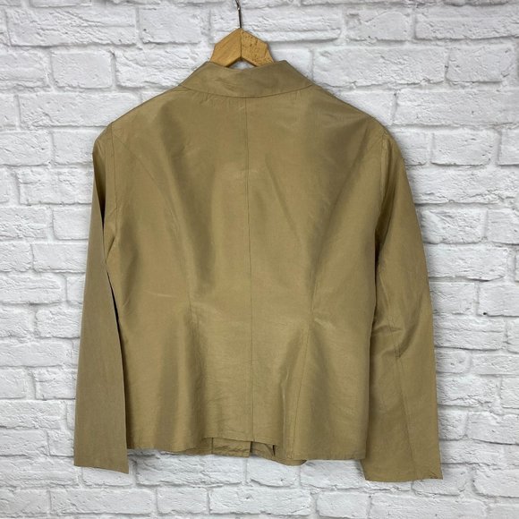 Madeleine Gold Silk Blouse/Jacket - Picture 5 of 5